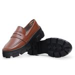 Mocassim Tratorado Gato Solado de Borracha 