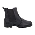 Bota Chelsea Couro Preta