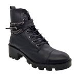 Bota Garota Fivela Preta