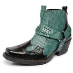 Bota Country Preto e Menta