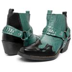 Bota Country Preto e Menta