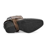 Bota Country Preto e Caramelo