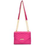 Bolsa Transversal Festa/Baladinha Rosa Pink Quadrada 