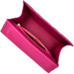 Bolsa Transversal Festa/Baladinha Rosa Pink Quadrada 