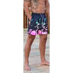 Short Masculino com Estampa Tropical