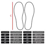 Tênis Calmaria Life Preto e Branco