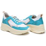 Tênis Calmaria Azul e Branco Feminino