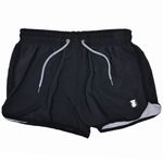 Short Feminino com Estampa Preto