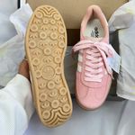 Tênis Gazelle Rosa e Branco