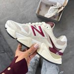 Tênis New Balance 9060 Bege e Bordo