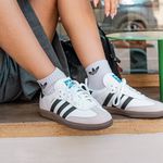 Tênis Sambas OG White Black 