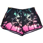 Short Feminino com Estampa Tropical