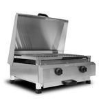 CHAPA CHAR BROILER 50CM X 2 QUEIMADORES