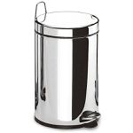 LIXEIRA INOX COM PEDAL 12 LITROS