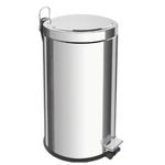 LIXEIRA INOX C/PEDAL 20 LITROS