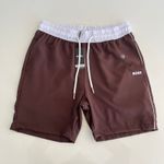 Bermuda Tactel Poliamida HB Elastano - Marrom