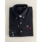 Camisa Social Linho RL - Preto