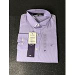 Camisa Social ELS - Listras Roxo