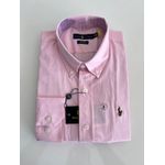 Camisa Social Oxford Elastano RL - Rosa