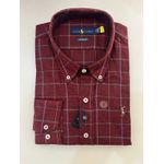 Camisa Social Xadrez RL - Vinho