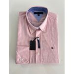 Camisa Social TH Linho - Rosa