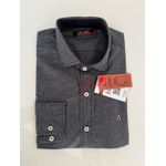 Camisa Social Ara Tinker - Cinza Escuro