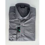 Camisa Social HB Elastano - Cinza