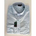 Camisa Social HB Elastano - Azul bebe