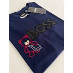 Camiseta Cotton Egípcio HB Estampada - Azul Marinho