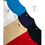 Camiseta SEDA PIMA HB Básica - Azul
