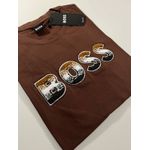 Camiseta Luxo HB Estampada - Marrom