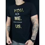 Camiseta Importada Arm Estampada - Preto