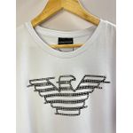 Camiseta Luxo Arm Estampada - Branco