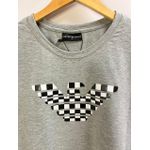 Camiseta Luxo Arm Estampada - Cinza Mescla