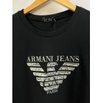 Camiseta Luxo Arm Estampada - Preto