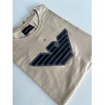 Camiseta Luxo Arm Estampada - bege