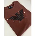 Camiseta Cotton Egípcio Arm Básica - Marrom