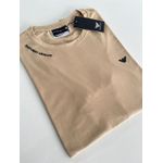Camiseta Cotton Egípcio Arm Básica - Bege