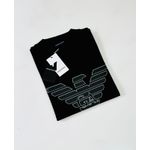 Camiseta Importação Arm Estampada - Preto
