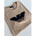 Camiseta Cotton Egípcio Arm Básica - Bege