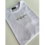 Camiseta Cotton Egípcio Arm Básica - Branco