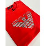 Camiseta Luxo Arm Estampada - Vermelho 