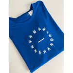 Camiseta Cotton Egípcio Arm Básica - Azul Royal