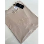 Camiseta Cotton Egípcio Arm Básica - Bege