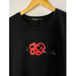 Camiseta Luxo Estampada Bcg - Preto