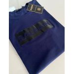 Camiseta Luxo BLM Estampada - Azul Marinho 