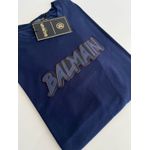 Camiseta Cotton Especial BLM Estampada - Azul marinho