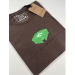 Camiseta Nacional Diferenciada CLC - Marrom