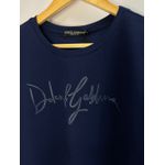 Camiseta Luxo DG Estampada - Azul Marinho