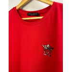 Camiseta Luxo DG Estampada - Vermelho